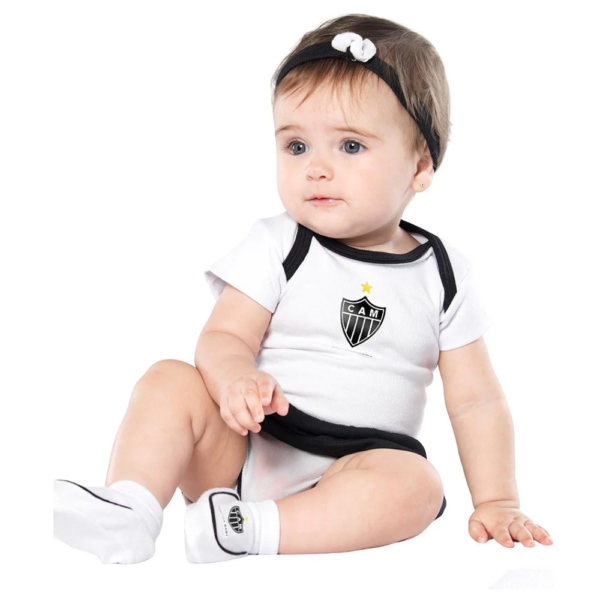 Kit 3 Peças Atlético Mineiro Torcida Baby
