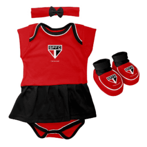 Kit 3 Peças São Paulo Torcida Baby