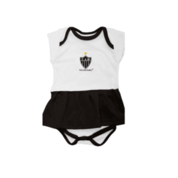 Body Vestido Torcida Baby Atlético Mineiro