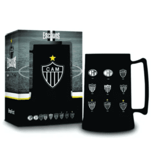 Caneca de Gel Atlético Mineiro Evolução dos Escudos 300ml