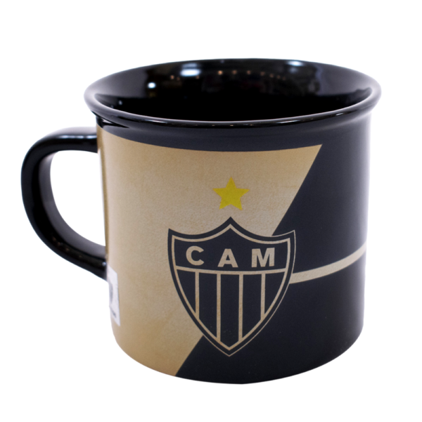 Caneca Porcelana Boca Larga Atlético Mineiro 400ml