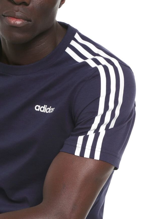 Camiseta Adidas 3-Stripes Azul Masculina - Image 3