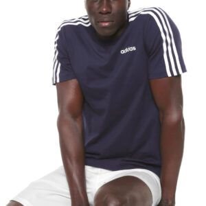 Camiseta Adidas 3-Stripes Azul Masculina
