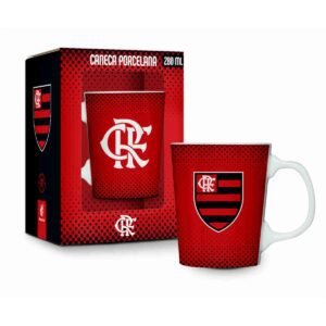 Caneca Porcelana Premium 360ml Flamengo