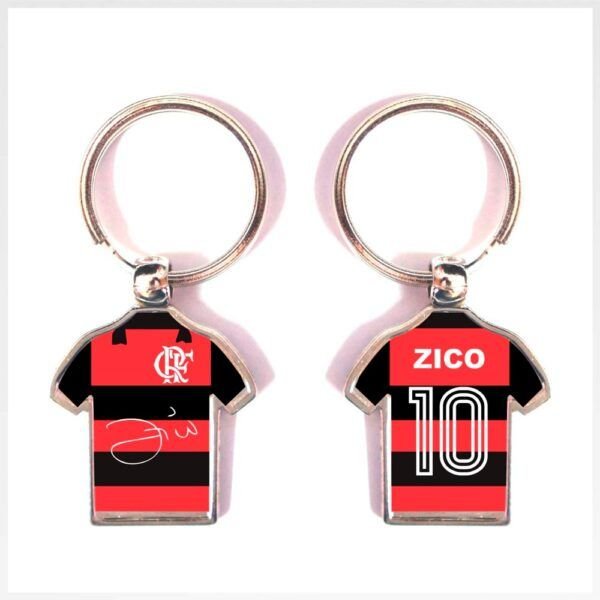 Chaveiro Camisa Zico Flamengo