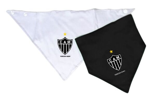 Kit Babador Bandana Atlético Mineiro Torcida Baby