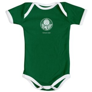 Body Palmeiras Verde Torcida Baby