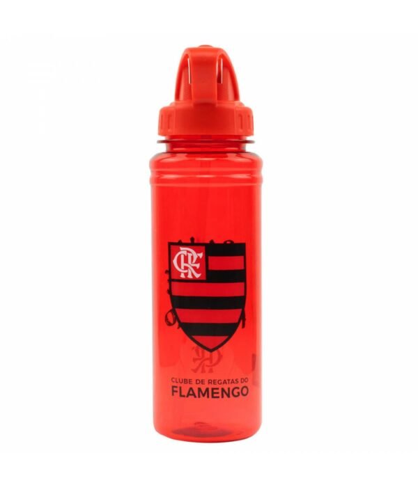 Garrafa Canudo Retrátil 700ml Flamengo - Image 2