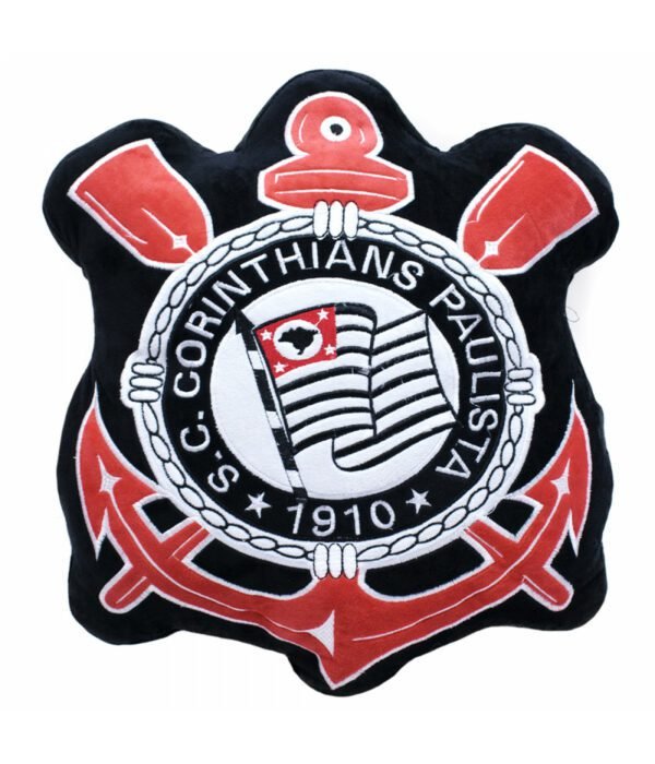 Almofada Aveludada Corinthians