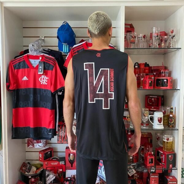 Camisa Regata Flamengo Sky ADT Masculina Oscar Schmidt - Image 4