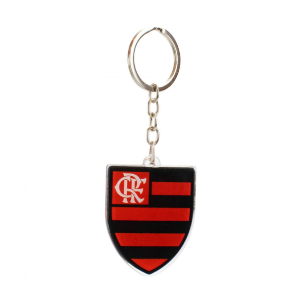 Chaveiro Acrílico Escudo Flamengo