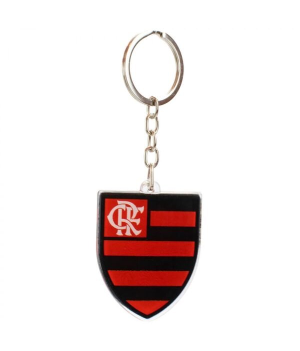 Chaveiro Acrílico Escudo Flamengo - Image 2