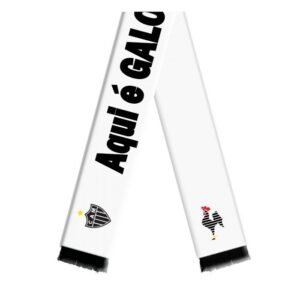 Faixa Aqui é Galo Atlético Mineiro Branco