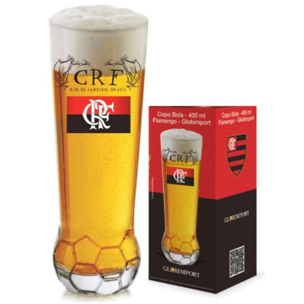 Copo Bola Flamengo CRF 400ml