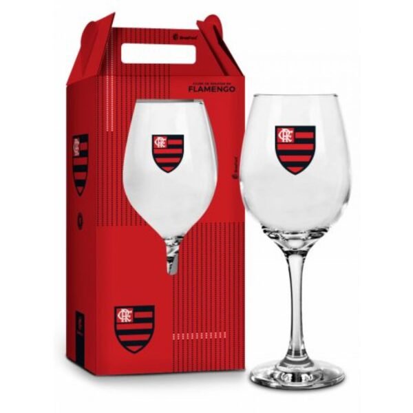 Taça Vinho Flamengo 385ml