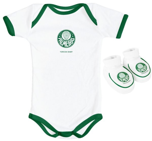 Kit 2 Peças Palmeiras Torcida Baby
