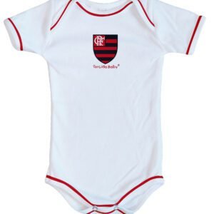 Body Branco Torcida Baby Flamengo