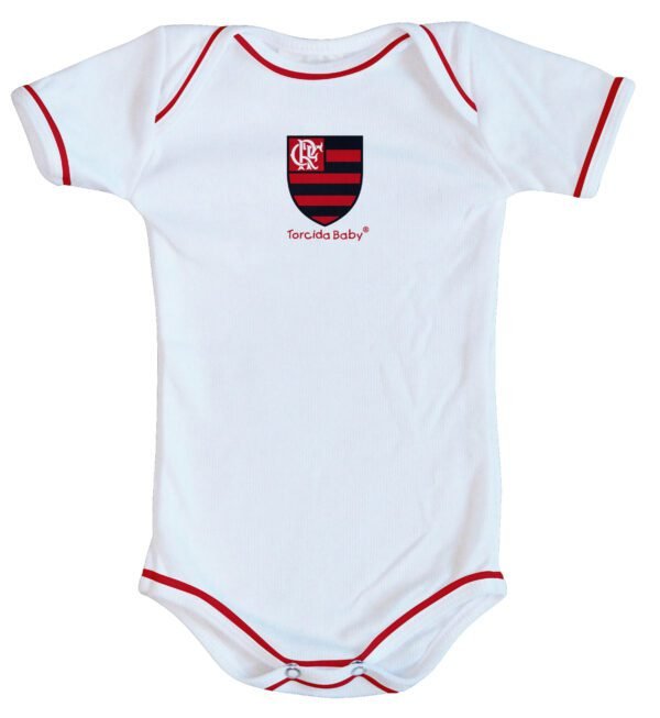 Body Branco Torcida Baby Flamengo