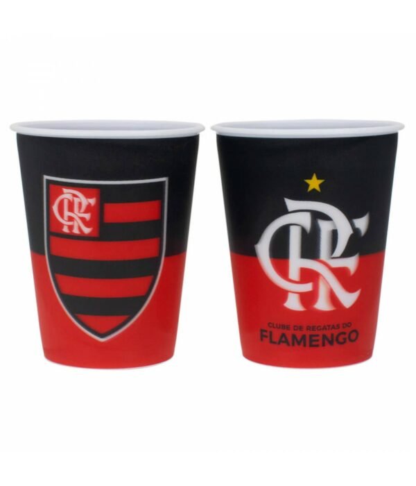 Copo de Plástico Flamengo 3D 400ml