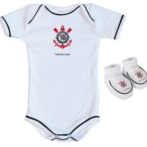 Kit 2 Peças Corinthians Torcida Baby