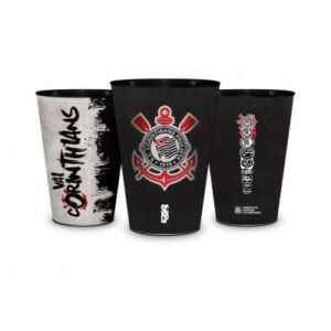 Copo Plástico Corinthians 600ml