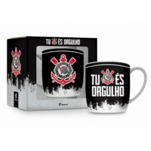 Caneca Porcelana Urban 360ml Tú És Orgulho Corinthians