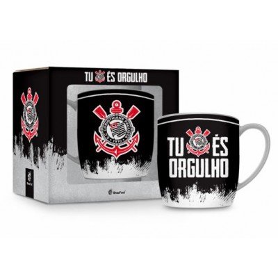Caneca Porcelana Urban 360ml Tú És Orgulho Corinthians
