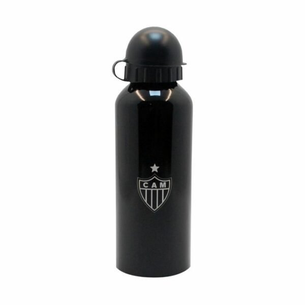 Squeeze Atlético Mineiro Preto Brilhante Galo Volpi 500ml