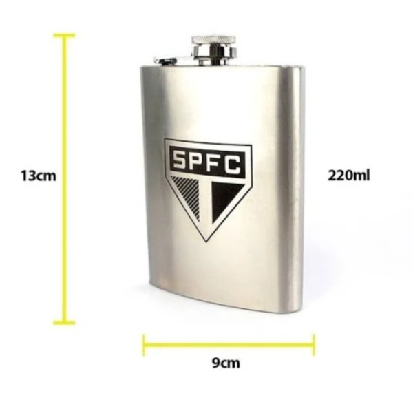 Cantil São Paulo FC Inox Escudo 220ml