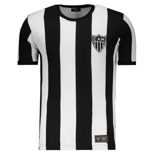 Camisa Retrô Atlético Mineiro 1971 Tecido Algodão