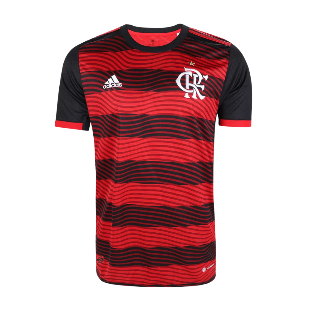 Camisa do Flamengo Original Masculina Listrada Braziline FC - Vermelho