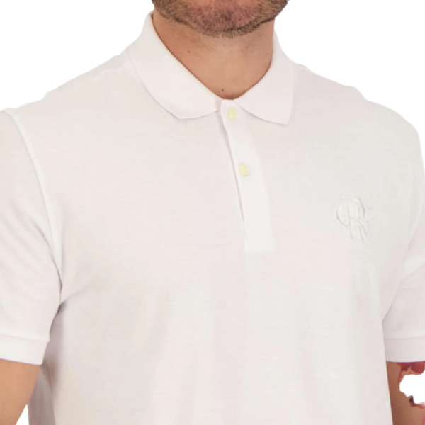 Camisa Polo Flamengo Comfy ADT Masculina Branca - Image 2
