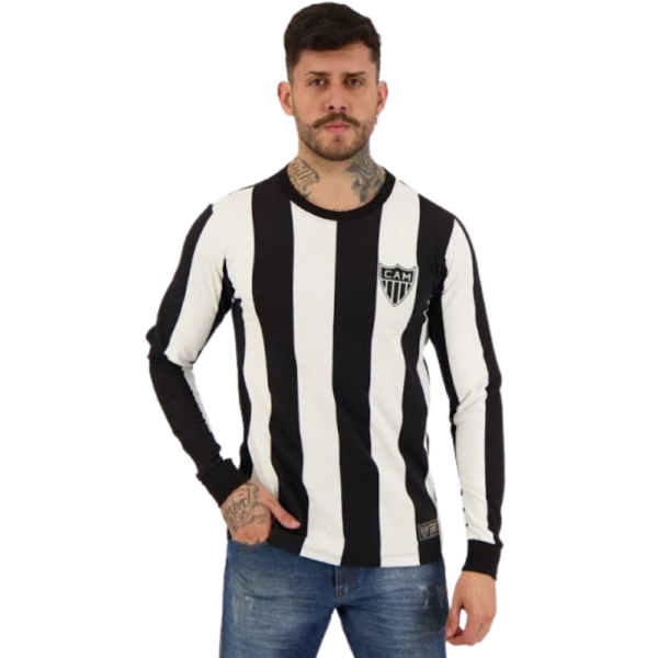 Camisa Atlético Mineiro Retrô 1971 Manga Longa - Image 2