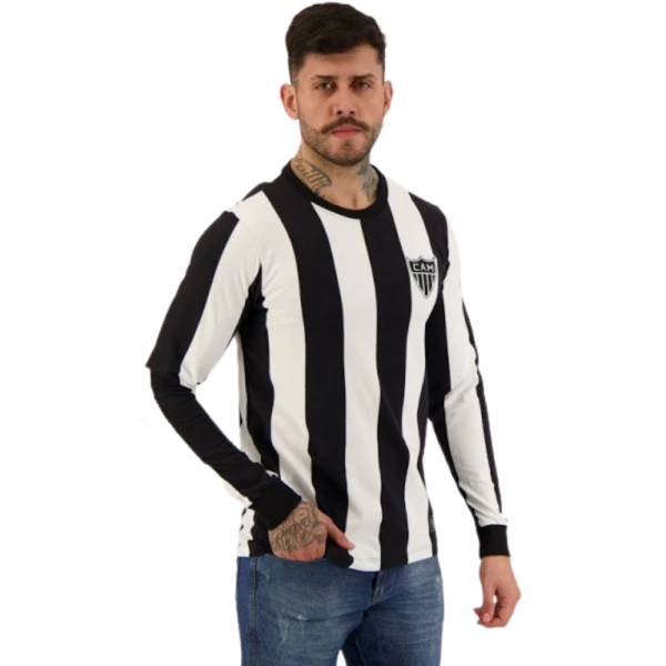 Camisa Atlético Mineiro Retrô 1971 Manga Longa - Image 3