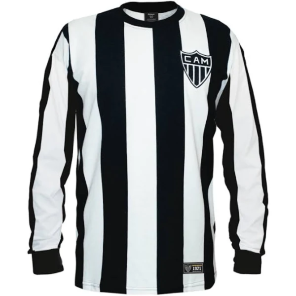 Camisa Atlético Mineiro Retrô 1971 Manga Longa