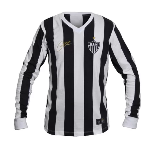 Camisa Atlético Mineiro Retrô 1983 Éder Manga Longa