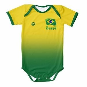 Body Proteção UV Brasil Torcida Baby