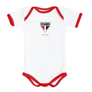 Body São Paulo Branco Torcida Baby