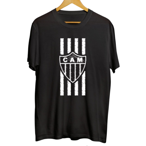 T-Shirt Atlético Mineiro Escudo Preta