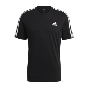 Camiseta Adidas 3 Listras Preto+Branco