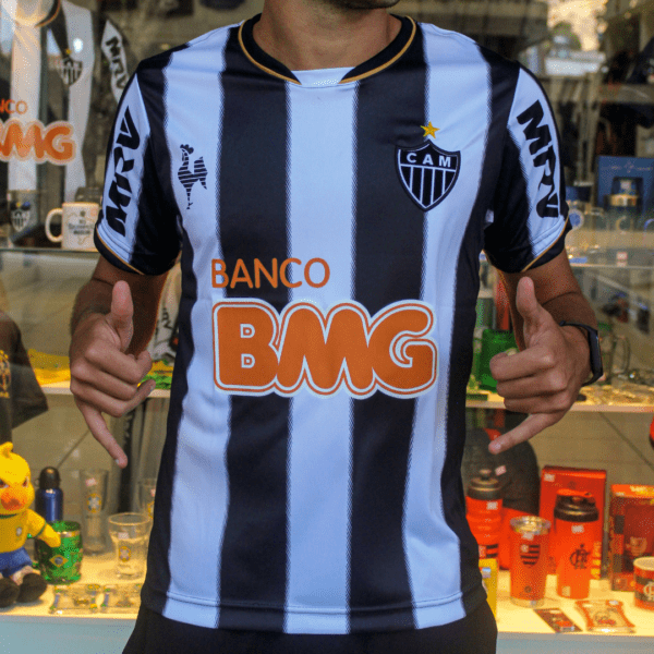Camisa Atlético Retrô 2013 Ronaldinho Gaúcho Masculina