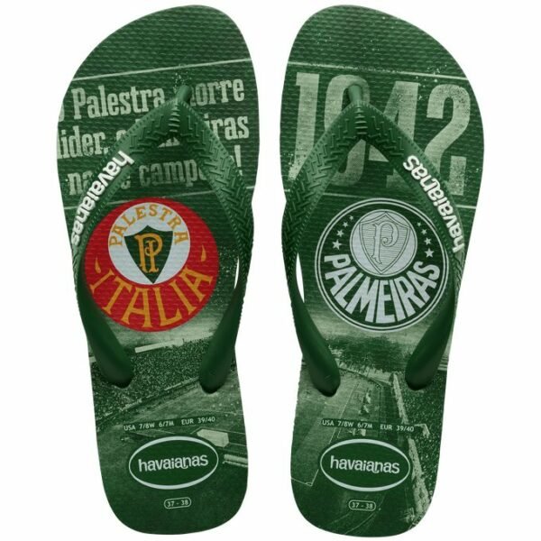 Chinelo Palmeiras Oficial Havaianas