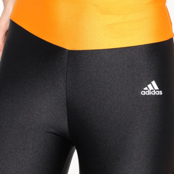Calça Legging Cintura Alta Colorblock Lam Preto - Image 2