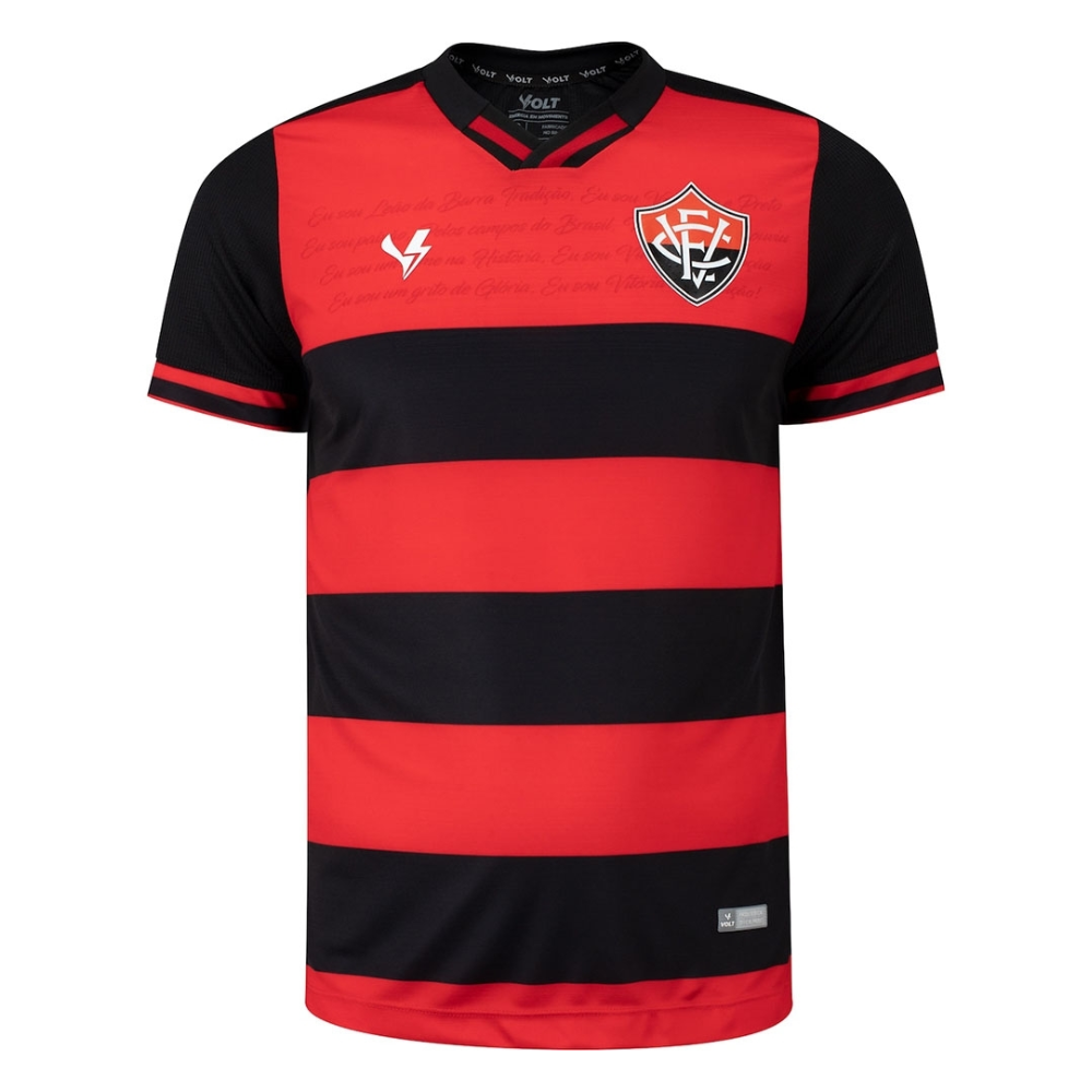 Camisa Masculina Jogo 3 2023 Vitória Preta Volt