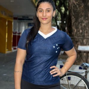 Camisa Cruzeiro Graphite Feminina