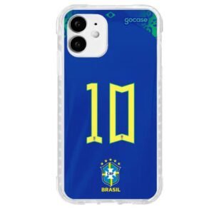 capinha para celular da seleçao brasileira inspirada no uniforme 2 da copa do mundo de 2022