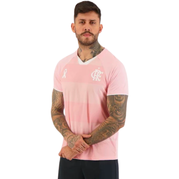 Camisa Flamengo Outubro Rosa Azalea Masculina - Image 3
