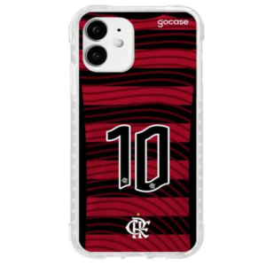 Capinha Celular Flamengo Uniforme 1 2022 Anti Impacto Slim
