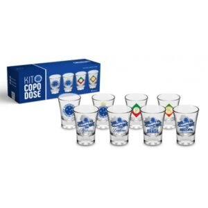 Conjunto 4 Copos de Dose Cruzeiro 60ml