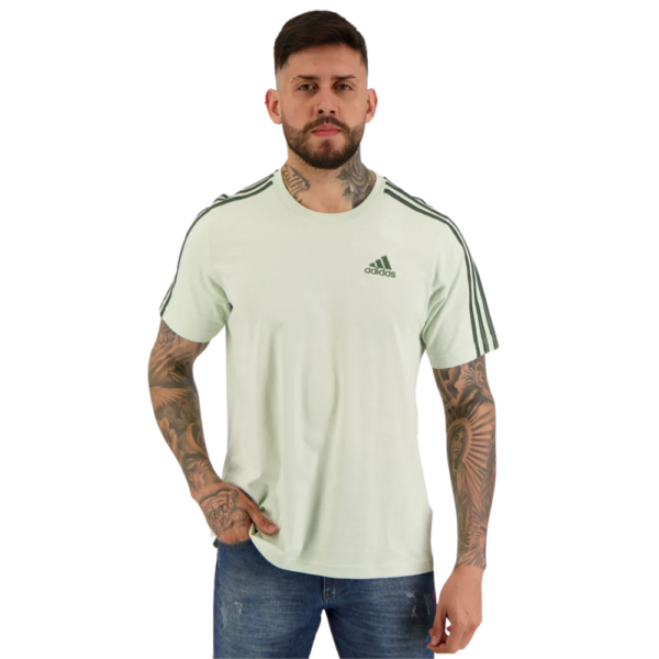 Camiseta Adidas 3 listras verde - Image 2